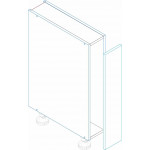 VENEZIA BIAŁA D15 CARGO Z KOSZEM szafka kuchenna dolna 15 - kuchnia skandynawska 