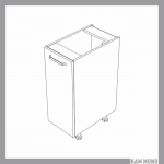 KAMMONO Fronty M4 Akryl - szafka dolna z drzwiami D30.1