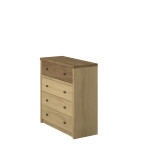 DENZEL komoda 4s dąb cremona / dąb lefkas