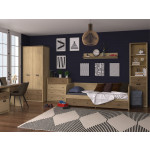  DENZEL biurko 1d2s/120 dąb cremona / dąb lefkas