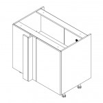KAMMONO Fronty M4 Akryl - szafka dolna narożna pod cargo DPRP115X65 LEWA