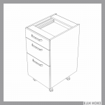 KAMMONO Klasyczne - szafka dolna DS35/3