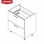 KAMMONO Fronty M4 Akryl - szafka dolna z szufladami DSS70/2PŁ do zabudowy płyty