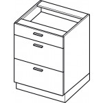 Blanka DSW6/3 Szafka kuchenna stojąca z szufladami wyspowa