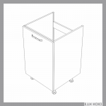 KAMMONO Klasyczne - szafka dolna DZ50.1 pod zlewozmywak