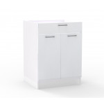 BRYGIDA szafka DS6/1 stojąca z szufladą i drzwiczkami POŁYSK