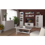 ERDEN szafka RTV 2d/125 biały 