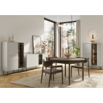  EPIRO EP-04 - komoda 1d3s1w 161 z oświetleniem - kaszmir/dąb ciemny