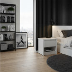 ERDEN szafka nocna 1s biały