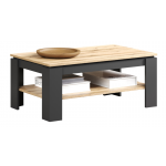 ESTEBAN ława 110 grafit / dąb evok