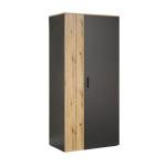 ESTEBAN szafa 2d grafit / dąb evok 