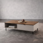 EVO ława 2s/110 kaszmir / dąb castello