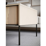 FLOW FW-06 - stolik 1s - dąb vincenza bielona/czarny