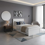 JAZZ łoże 90 z pojemnikiem biały