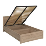 JAZZ łoże 120 z pojemnikiem dąb sonoma