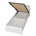 JAZZ łoże 90 z pojemnikiem biały