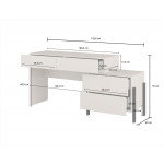 JUKOM S 24KSND03 TOALETKA-BIURKO KASZMIE