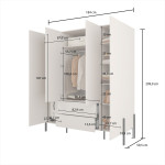 JUKON S 24KSND20 SZAFA 4D2S KASZMIR