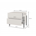 JUKON S 24KSND22 SZAFKA NOCNA 2S KASZMIR