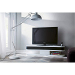 Junior Stolik RTV biało czarny 59046WS