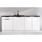 KAM SET Zestaw SET D200 Z6 z blatem zestaw szafek dolnych BIAŁY