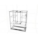 KAMSET Szafka nad okap SET W60.1/71P3C z okapem