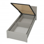 JAZZ łoże 90 z pojemnikiem kaszmir