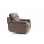 LIBRETTO fotel relax elektryczny tkanina