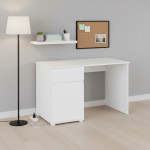 LINGO biurko 1d1s/120 biały połysk