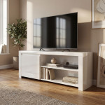 LINGO szafka RTV 1d/160 biały połysk