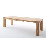 NANTES STÓŁ NA DĘBIE 140X90 Z BOCZNYM WYSUWEM