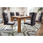 NANTES STÓŁ NA DĘBIE 140X90 Z BOCZNYM WYSUWEM