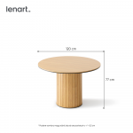 ROTTO RT-09 - stół 120 - dąb vincenza