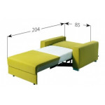 DAX 1F Sofa/Fotel z funkcją spania