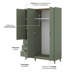 SCANDI 19 SZAFA 3D3S