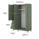 SCANDI 19 SZAFA 3D3S