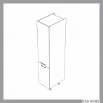 KAMMONO Klasyczne - szafka stojąca słupek gospodarczy SD40D2/71