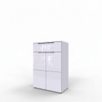 SELENE 19 BIAŁA SZAFKA WYSOKI POŁYSK