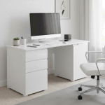 SELENE 15 BIAŁE BIURKO POŁYSK