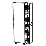 Szafka stojąca JESSICA SP60 z koszem CARGO MAXI EVO 60