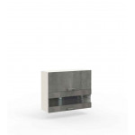 Kuchnia Vella szafka WWPO9/72 wisząca Beton Jasny