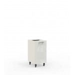 Kuchnia Vella szafka D4 stojąca 1 drzwi Biały Połysk