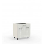 Kuchnia Vella szafka DS8/1 stojąca 2 drzwi 1 szuflada Biały Połysk