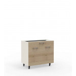 Kuchnia Vella szafka DS9/1 stojąca 2 drzwi 1 szuflada Buk Artisan