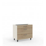 Kuchnia Vella szafka DS9/3 stojąca 3 szuflady Buk Artisan