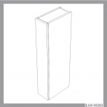 KAMMONO Klasyczne - szafka wisząca W15.1/100