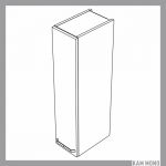 KAMMONO Fronty M4 Akryl - szafka wisząca W20.1/100
