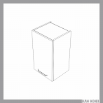 KAMMONO Klasyczne - szafka wisząca W35.1/71