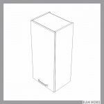 KAMMONO Fronty M4 Akryl - szafka wisząca W40.1/100
