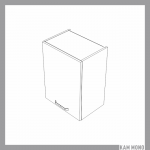 KAMMONO Klasyczne - szafka wisząca W45.1/61